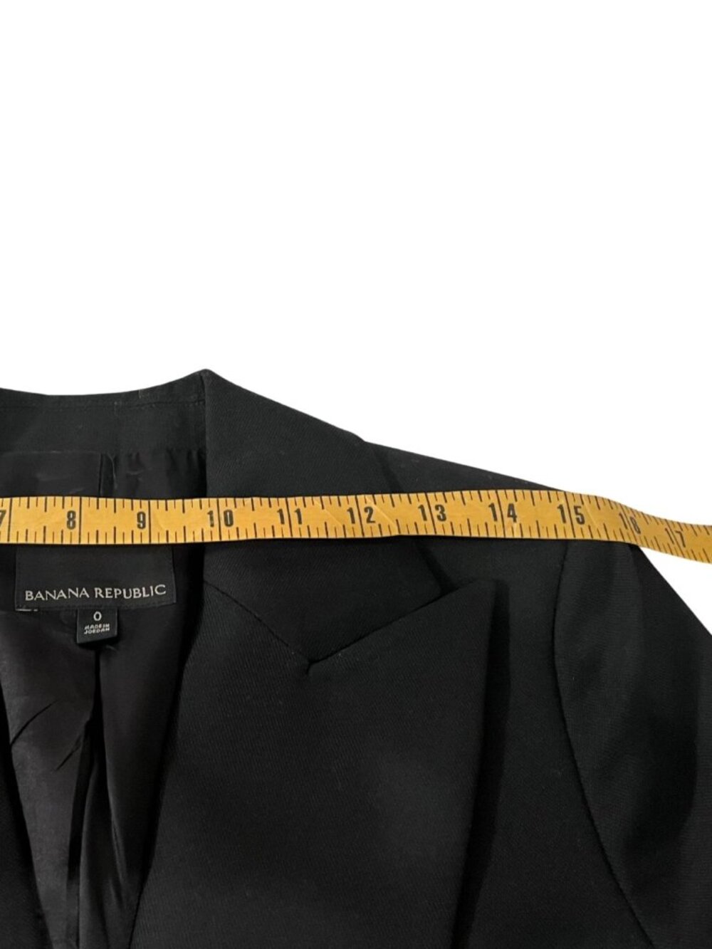 Banana Republic BR Captain's Blazer Jacket - Timeless - Black - Size 0 - Picture 10 of 15